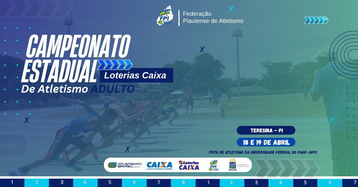Campeonato Estadual Loterias Caixa de Atletismo Adulto 2026